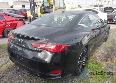 2018 Infiniti Q60 3.0T Sport z USA, uszkodzony, nr VIN JN1EV7EK6JM340115